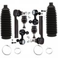 Ocpty New 8-piece Fit For Subaruester Impreza Legacy For Outback 2 Lower Ball Joint Outer Tie Rod End Sway Bar Steering Rack