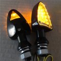 Hongk- Led Dual Sport Turn Signal Indicators Blinkers Lights Black Base Clear Lens B01c0sugiu