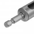 Uxcell 100mm Long 13mm Hex Nut Socket Slotted Extension Driver Bit Adapter 1 4 Shank Cr- V