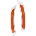 Bumper Reflector Pair For 2008 2009 2010 Bmw 528i Driver And Passenger Side Capa Certified Replaces Bm1084105 Bm1085105 63 14 7 