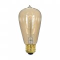 Satco S2414 40 Watt 165 Lumens St19 Incandescent Medium Base Soft White 2700k Vintage Hairpin Coil Design Light Bulb Dimmable
