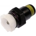 Engine Oil Cooler Line Connector For Chevy C6500 C7500 Kodiak 2003 2009 Steel Black Straight Male Thread And Quick Disconnect 