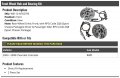 Front Wheel Hub And Bearing Kit 2 Piece Compatible With 2004-2008 Chevy Colorado Rwd Rpo Code Zq8 Sport Chassis Package