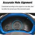 Dashboard Instrument Panel Dial Cover Trim Blue Automotive Interior Accessories Car Decoration For Honda Hrv 2016 2017 2018