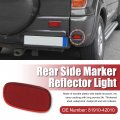 X Autohaux Exterior Rear Bumper Side Marker Reflector Red For Toyota Rav4 1996-2005 Matrix 2010-2014 Left Right 81910-42010