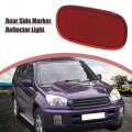 X Autohaux Exterior Rear Bumper Side Marker Reflector Red For Toyota Rav4 1996-2005 Matrix 2010-2014 Left Right 81910-42010