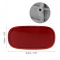 X Autohaux Exterior Rear Bumper Side Marker Reflector Red For Toyota Rav4 1996-2005 Matrix 2010-2014 Left Right 81910-42010