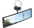 Axia Alloys 9 Inch Panoramic Rear View Mirror Black Billet Aluminum Clamp On Dune Buggy Sand Rail 