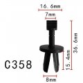 Autobahn88 Push-type Clip Compatible With Gm Oem 14039420 Pack Of 20