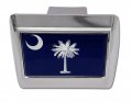Elektroplate South Carolina Chrome State Flag Palmetto All Metal Hitch Cover For Trucks And Suvs Fits Standard 2 Trailer