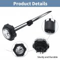 Hoypeyfiy Fuel Gas Cap Gauge Replacement For Polaris Ranger 400 2010-2014 500 2000-2009 700 Anti-corrosion
