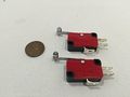 2 Pieces 2x 2pcs Roller Lever Arm Micro Switches Ac Dc 12 250v Hv-156-1c25 B4 