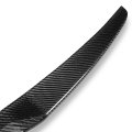 Auto Dynasty V-style Rear Car Trunk Lid Spoiler Compatible With Audi A5 Quattro Coupe 2008-2016 Glossy Black Carbon Fiber