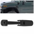 Hood Latch For 2003-2009 Hummer H2 Chevy Chevrolet Kodiak Gmc Topkick Replacement 15097841 Front Bonnet Assembly Black 1pcs 