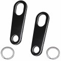 Motorcycle Bell Hangers Luck Riding With 2 Pieces Split Rings Perfect Match For Any Black 