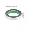 Uxcell 20mm Aluminum Foil Tape High Temperature For Hvac Sealing Patching Hot And Cold Air Ducts Adhesive 20m 65ft