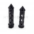 Httmt Trhb121- Compatible With 7 8 22mm Custom Motorcycle Handlebar Hand Grip Throttle Twist Tube Black