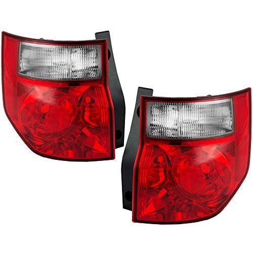Epic Lighting Oe Style Replacement Bright Red Rear Brake Tail Lights Assembly For Honda 2003-2008 Element Left Driver Right
