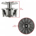 Caltric Primary Drive Clutch With Puller Tool Compatible Polaris Rzr Xp 4 Turbo Eps 2017-2018 365mm