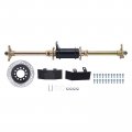Go Cart Rear Axle Kit Complete 28 Inch Brake Hub Assembly 710mm Kart For 150cc Mini Kids Atv Quad Buggy 