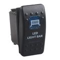E Support Car Blue Led Bar Light Toggle Switch 