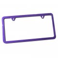 Uframe Set Of 2 License Plate Frames Holders Purple Finished Powder Coated Slim Style Screw Holes A