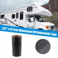 X Autohaux 7 33 Feet Waterproof Rv Underbelly Flex Belly Tape Permanent Sealing Adhesive Repair Patch 7 87inch 20cm 10m Black