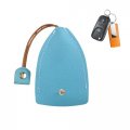 Augeny Car Key Case Cute Creative Pull-out Sleevechain Bag Pu Leather Large-capacity Protective Holder Universal Vehicle Key 
