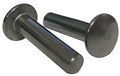 3 16 Diameter X 1-3 8 Length Solid Steel With 5 Oval Head Rivet Plain Finish Pack Of 1 2 Pound Approximately 42 Pieces 