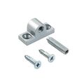 Satin Aluminum Trip Bracket For Concealed Vertical Rod Panic Exit Devices 