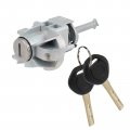 Left Lh Driver Side Door Lock Cylinder Barrel 51217019975 With 2 Keys For 01-06 Bmw E46 3 Series 