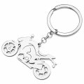 Yayako Truck Car Key Chain Stainless Steel Airplane Bicycle Motorcycle Keychaintoon Car Gifts For Men Women Girls Charms Plated 