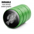 Crappie Illustration 2 Valve Stem Caps For Tire Rim Wheel Aluminum Green