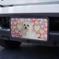 Graphics More Maltese Puppy Dog Hearts Love Novelty Metal Vanity Tag License Plate