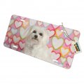 Graphics More Maltese Puppy Dog Hearts Love Novelty Metal Vanity Tag License Plate
