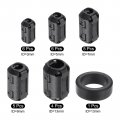 Uxcell Clip-on Ferrite Ring Core Anti-interference Noise For 3mm 5mm 7mm 9mm 13mm Diameter Cable Tvs Speakers Radio Audio