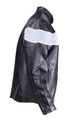 Mens Vented Leather Motorcycle Jackets With Gray Stripes Size 3xl Xxx-large 56-58 