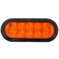 6 In Amber Led Trailer Tail Lights Assembly 2 Piece 10led Flush Mount Turn Signals For Rv Truck And Car Marker 12 Volts 