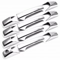 Erush Ultra Chrome Door Handle Cover For 2007-2014 Gmc Yukon With Driver Side Keyhole No Passenger 