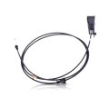 Hood Release Cable For Chevy C1500 1995 To 2002 Black Plastic And Metal With Handle Replacement 15769412 Hu-gmf522 