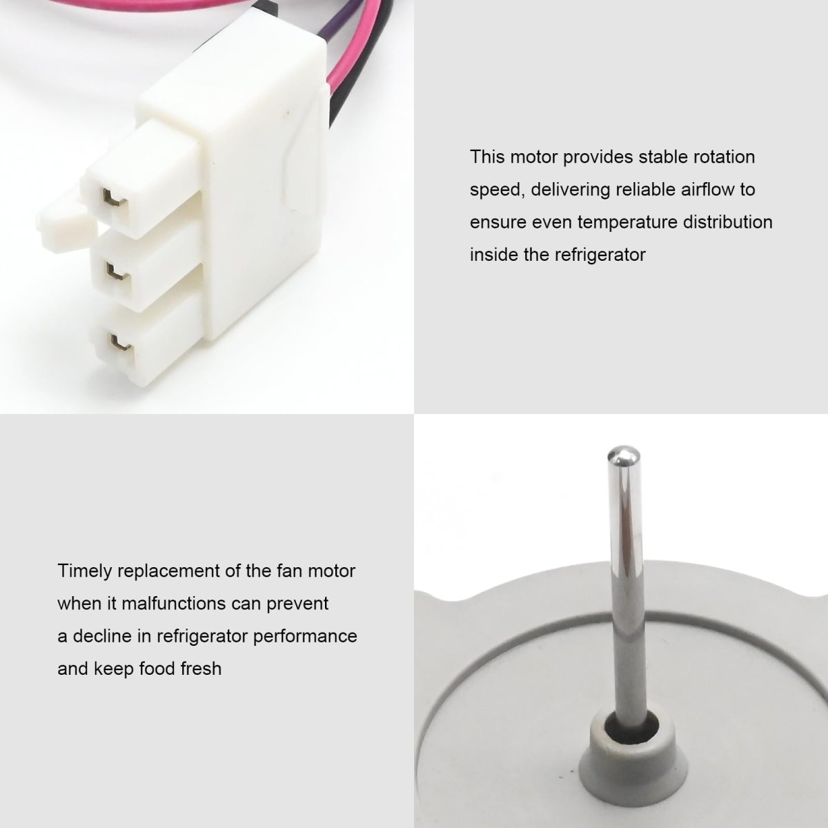 Eau61524001 Refrigerator Evaporator Fan Motor Replacement For Lg Refrigerators Freezer Replaces Odm-001f-25