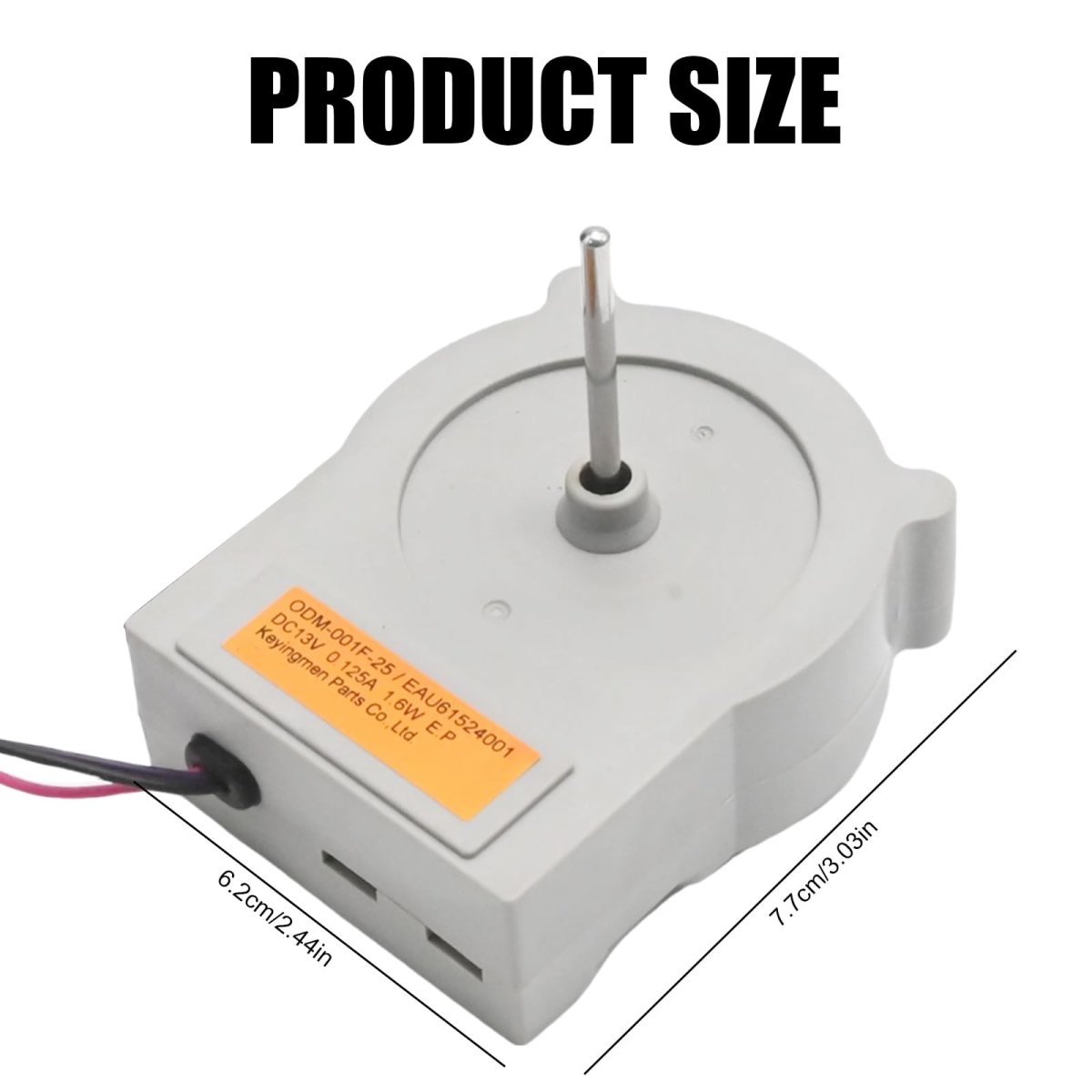 Eau61524001 Refrigerator Evaporator Fan Motor Replacement For Lg Refrigerators Freezer Replaces Odm-001f-25