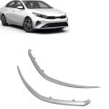 2pcs Bumper Grille Molding Trim Front Driver Passenger Side For Kia Forte 2022 2023 2024 Replace 863a7-m7510 863a8-m7510 