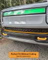 Augrex Tow Hook Covers Fit For Rivian R1t And R1s Upgrade Silicone Decorative 2 Pcs Yellow
