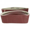 Uxcell 4-inch X 24-inch Aluminum Oxide Sanding Belt 120 Grits Sandpaper Lapped Joint For Sander 10pcs