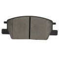 Front D1913 Ceramic 4pcs W Hardware Disc Brake Pad Set 