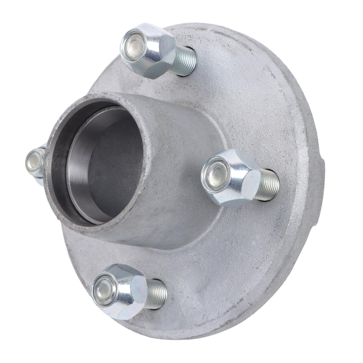 4 On In Galvanized Trailer Hub Replacement For 2000 Lbs 1 Spindle With Nuts