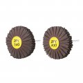 Uxcell Abrasive Cloth Flap Wheel Sanding Star Set 1 4-inch Shank 240 Grit 400 For Woodworking Root Carving Furniture Polishing