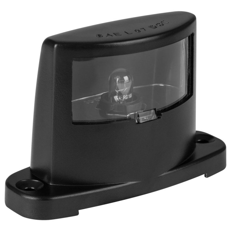 Lumitronics License Plate Lamp Abs Body Construction Black