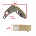Caltric Clutch Carrier Drum Shaft With Pads Springs Compatible Arctic Cat 0823-556 0823-098